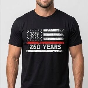 250 Years Commemorative Black Tee